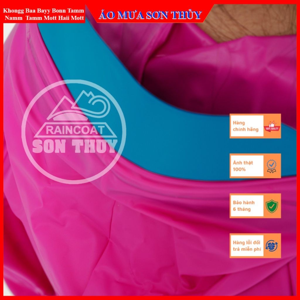 Áo mưa bộ trẻ em Sơn Thủy THƯỜNG, bộ áo mưa cho bé bằng nhựa PVC siêu bền, an toàn tuyệt đối aomuasonthuyhn