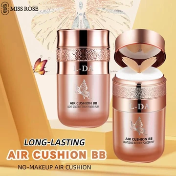 Phấn Nước Miss Rose L-DA/Liangda Butterfly Air Cushion Kem Trang điểm Lâu Trôi Dưỡng ẩm Che Phủ Nhẹ Nhàng Không Cần Trang điểm Phấn Nước Trang điểm