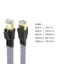 Fol Flat CAT8 Dây Mạng Tốc Độ 40Gbps Lõi Đồng Bện Và Lá Chắn Cáp Khả Năng Tương Thích Đa Năng Tiết Kiệm Không Gian