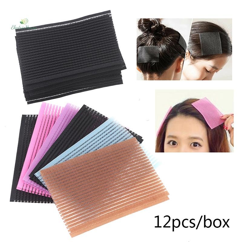 [Nhà Điện] 12 Miếng Dán Tóc Miếng Dán Tóc Kẹp Bằng Cố Định Liền Mạch Dán Bài Viền mới