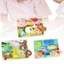 Trò chơi bảng phù hợp hình dạng QEARY, Đồ chơi bằng gỗ tương tác Montessori Câu đố 3D, Câu đố ghép hình nhận thức Những thách thức di động Tư duy logic Đồ chơi ghép hình động vật Huấn luyện tư duy