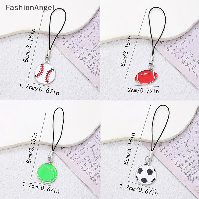 FashionAngel Sáng Tạo Mặt Dây Chuyền Bóng Rổ Móc Khóa Bóng Chày Bóng Chày Dây Xích Điện Thoại Thời Trang Mới Thể Thao Móc Khóa Xe Mặt Dây Treo Trang Sức VN