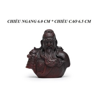 Tượng Tử Sa Quan Vân Trường, Gắc Nắp Ấm, Đồ Chơi Bàn Trà Đạo