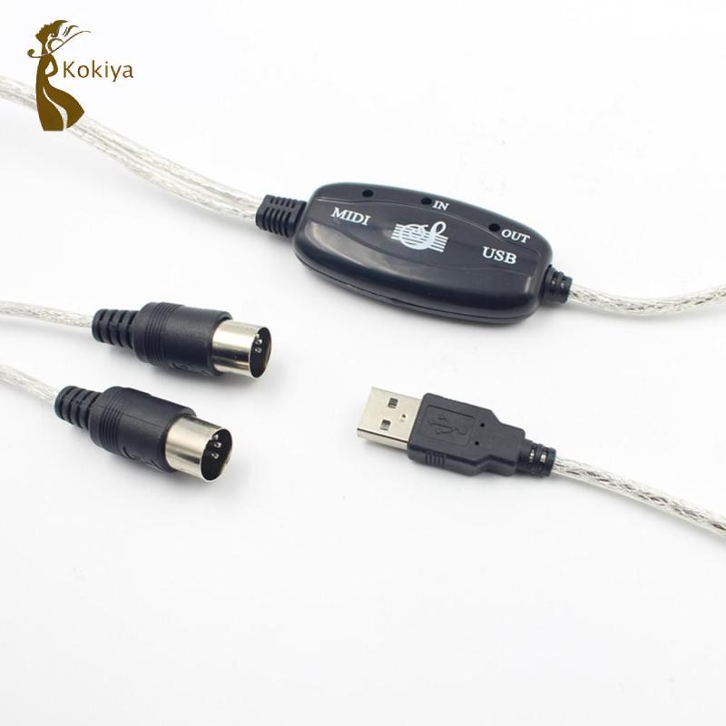 Kokiya Midi sang USB Bộ chuyển đổi giao diện cáp trong ra Bộ chuyển đổi máy chủ cáp Midi cắm