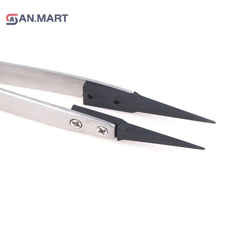 Bigdealssuper Cho Đồng Hồ Lắp Đặt Tay Làm Việc Thẳng El ESD-259 ESD-259A ESD-7A Tay Cầm Nhíp Nhựa Chống Tĩnh Điện Siêu