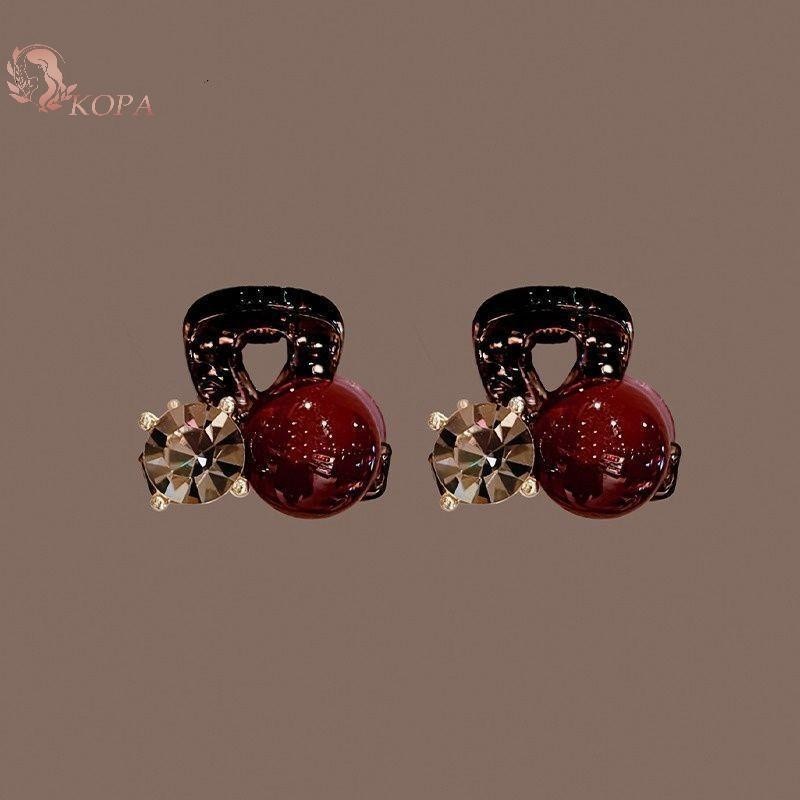 KOPA Dễ Thương Lấy Kẹp Nữ Kẹp Nhỏ Thanh Lịch Kim Cương Giả Kẹp Tóc Barrettes Mũ Phụ Kiện Tóc VN