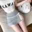 Mùa Hè Mới Váy Ngắn Trẻ Em Nơ Ren Quấn Hông Váy Nữ