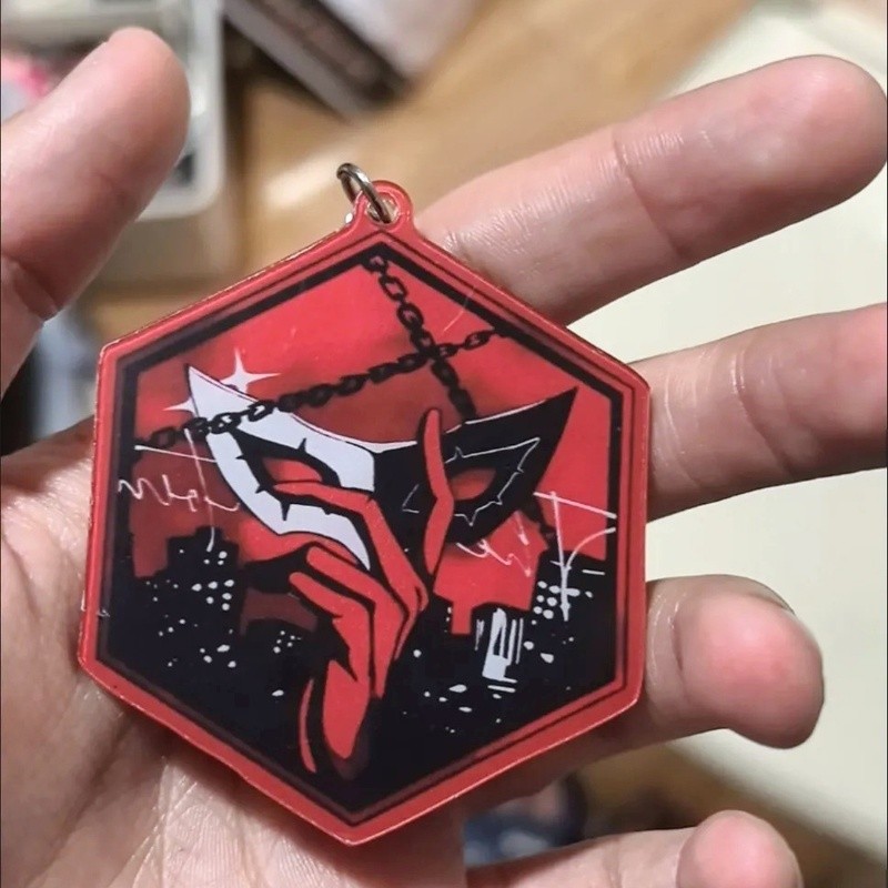 Persona 5 Acrylic Móc Khóa Ren Amamiya Akira Kurusu Anime Dễ Thương Móc Khóa Túi Mặt Dây Chuyền Sưu Tập Merch