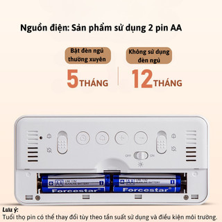 Đồng Hồ Báo Thức Bunnies House – Đa Năng, Để Bàn, LCD