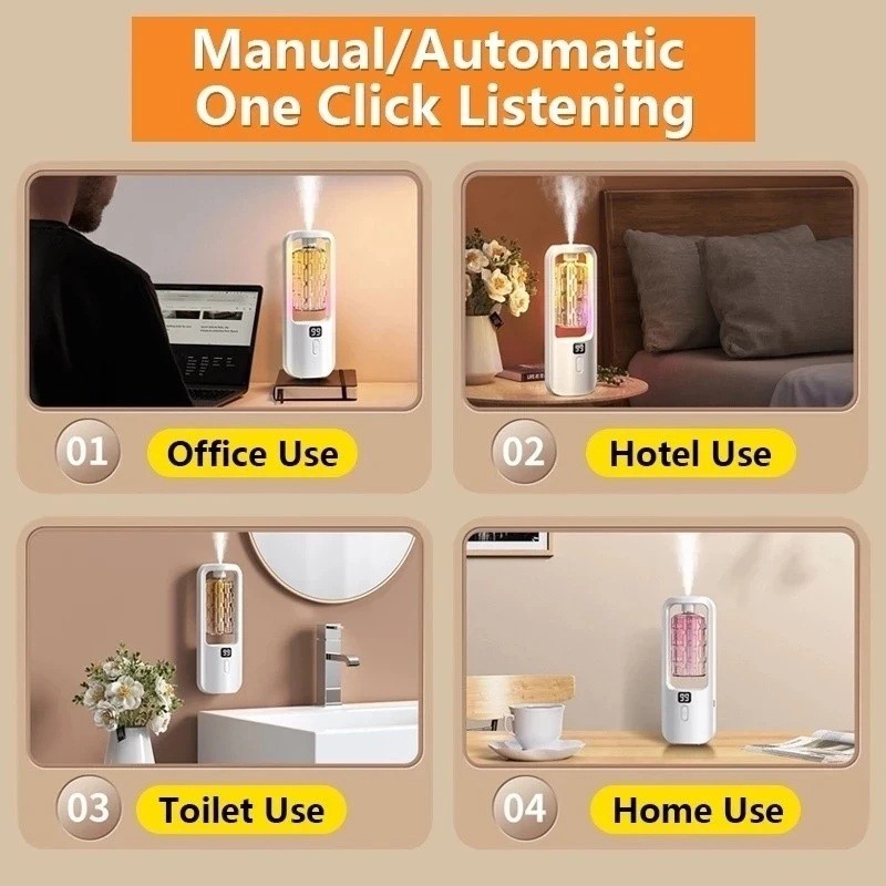 Máy Xông Tinh Dầu Tạo Ẩm Khuếch Tán Tỏa Hương Dịu Nhẹ - máy xông tinh dầu máy tạo ẩmáy khuếch tán tinh dầu tỏa hương ...