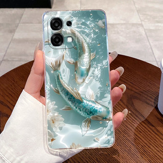 Dành Cho Oppo A6 Pro 5G 4G Ốp Lưng Trong Suốt Sang Trọng Dễ Thương Thỏ Tình Yêu Ngộ nghĩnh TPU Mềm Silicon Ốp lưng OppoA6Pro CPH2781 CPH2799