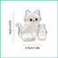 Mèo Whisker Giá Đỡ Từ Tính Trong Suốt Mèo Con Whisker Lưu Trữ Từ Tính Thú Cưng Tưởng Niệm Trang Trí Cho Chủ Nhà Động Vật sonlekvn