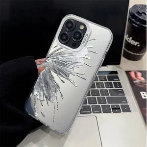 Ốp điện thoại hình bướm IMD cho iPhone 17 16 15 14 13 12 11 Pro Max Plus X Xr Xs Max 7 8 Plus