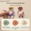 {AKIN} 3D Bụng Stier Dog Stiers Shiba Inu Chủ Đề Chó Con Dễ Thương Cho Sổ Lưu Niệm Quà Tặng Tiệc Sinh Nhật Trẻ Em {a}