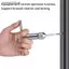 Tay cầm SRVN T Có thể điều chỉnh Giá đỡ cờ lê Ratchet Tap M3-8 M5-12 để cắt ren thủ công bằng kim loại và nhựa.