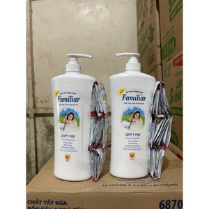Sữa tắm tinh chất sữa dê Familiar Goat's Milk 900ml tặng ( dây sữa tắm )