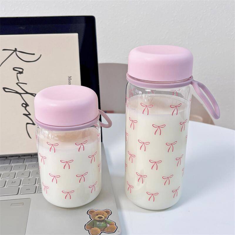 CANAMEK Nơ Nhựa Cốc Nước Sinh Viên Di Động Lạnh Uống Cà Phê Nước Sữa Di Động Dung Tích Lớn Cốc Nước CSF