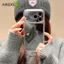 Ốp Điện Thoại Gương Bạc Cho Redmi K90 Pro Max K80 K70 K70E K60 K60E K50 Ultra K50i K40 K40S Turbo 5 Max 4 Pro 5G 4G Vỏ Gương Trang Điểm Sang Trọng Vỏ Mềm Chống Rơi Dễ Thương