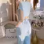 Bộ đồ thời trang Sweet Girl Dây đeo dây mùa hè Áo ngắn cay ngọt ngào + Quần ống rộng thể thao Bộ đồ hai mảnh