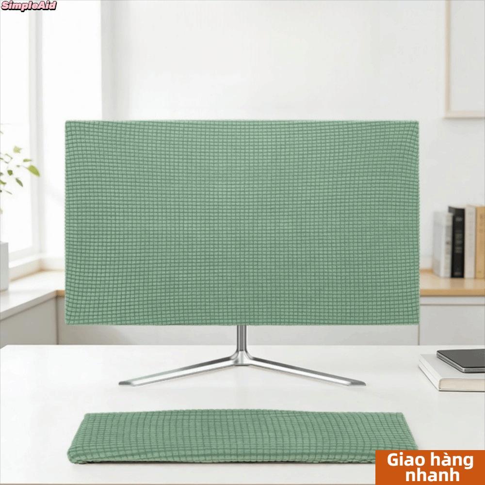 Vỏ chống bụi SIMPLEAID, Vỏ máy tính che phủ toàn diện bằng vải, Vỏ bàn phím đàn hồi cao đa năng Vỏ bảo vệ màu trơn Màn hình màn hình