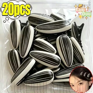 5-20 Kẹp Tóc Hạt Hướng Dương Mini - Dành Cho Nữ Bé Gái - Phụ Kiện Tóc - Kẹp Tóc Hạt Dưa Mô Phỏng Vui Nhộn - Kẹp Mỏ Vịt Side Bangs / Giao Hàng Miễn Phí