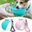 Bình Nước Cho Chó 285ML Có Bát Silicon Có Thể Gập Lại Chống Rò Rỉ Chó Mèo Bình Uống Nước Cho Chó Con