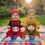 Bé Trai Halloween Bee Trang Phục Đáng Yêu In Chấm Dài Tay Áo Liền Quần Và Suspender Quần Mũ Bộ