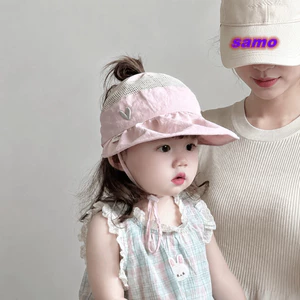 Mũ trẻ em SAMO, Mũ che nắng khô nhanh lưới thoáng khí, Mũ che nắng vành rộng mở nhẹ thời trang mùa hè