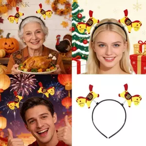 KIKIN Mũ Nhẹ Đáng Yêu Ngựa Mùa Xuân Băng Đô Quấn Tóc Thoải Mái Cho Thời Gian Học Tập Giờ Thoải Mái