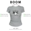 BOOM Áo Baby Tee Nữ Cotton Ôm Body-Áo Thun Ngắn Tay Y2K In Hình PhongCách Mùa Hè, Cổ Tròn Hàng Đầucách hàn quốc phong298