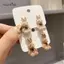 AqToCna Ngọt Ngào Dễ Thương Floing Sang Trọng Nơ Thỏ Bông Tai Dành Cho Nữ Thời Trang Hàn Quốc Động Vật Bông Tai Trang Sức Dự Tiệc Bé Gái Quà Tặng AqToCna