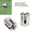Belleshopp VBESTLIFE 20 CHIẾC Vượt Qua Kẹp Cáp T316 Dây Thép không gỉ Kẹp Dây cho 3mm 1/8 Inch Dây Không Khoan Tường Trellis Bộ