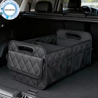 Ulovebsby Car Trunk Storage Organizer cho SUV 6 Nhà thơ rộng rãi Thích hợp để mua sắm Dã ngoại gia đình và sử dụng hàng ngày VN
