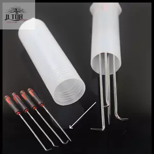 Bộ móc và chọn thẳng 90° Pick Knurled Shafts Mẹo chính xác
