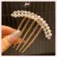 JRP Đơn Giản Ngọc Trai Nước Kim Cương Kim Loại Chảo Tóc Chèn Thời Trang Kẹp Tóc Ngày Của Mẹ Ngày Lễ Quà Tặng Phụ Kiện Tóc JRP
