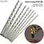 YUJINI 1 Dụng cụ khoan, Mũi khoan cực dài bằng thép HSS, Đường kính bền 2-6mm Chiều dài 160-300mm Dụng cụ điện cho nhựa nhôm gỗ