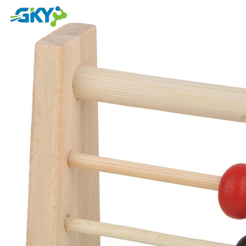 GKY Toán học Bàn tính bằng gỗ Đồ chơi giáo dục cho trẻ em 3-6 tuổi Huấn luyện phối hợp tay mắt GKY