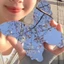 Gương hình mặt trăng hình con bướm FUHUIOT, Gương trang trí Đạo cụ chụp ảnh du lịch màu bạc, Gương cầm tay thực tế Gương trang điểm di động dày nhẹ để chụp ảnh