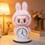 Phổ biến LABUBUBUBU Đồng hồ để bàn im lặng Phòng khách Phòng ăn Nghiên cứu Máy tính để bàn Nơi đồng hồ phẳng
