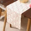 Easter Bunny Table Runner Phong Cách Bắc Âu Sang Trọng Trang Trí Ngày Lễ Khăn Trải Bàn Mềm Mờ Cho Tiệc Tại Nhà Ăn Lễ Hội