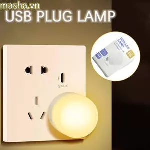 Đèn ngủ, đèn LED siêu sáng, đèn LED bảo vệ mắt USB Đèn LED sạc điện di động tại nhà