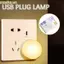 Đèn ngủ, đèn LED siêu sáng, đèn LED bảo vệ mắt USB Đèn LED sạc điện di động tại nhà