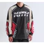 Hàng mới về chất lượng cao!T TB36#KITH FW25 Moto Mesh Chữ V Thời Trang Cùng Phong Cách Áo Thun Lưới Dài Tay