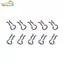 Má Phanh Xe Đạp Giữ Kẹp 10 Chiếc Thép Không Gỉ Dầu Slick Cầu Vồng Phủ