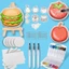 Bộ vẽ họa tiết Bộ thủ công hoàn chỉnh với Bộ nghệ thuật Easel Hỗn hợp phương tiện thực hành cho trẻ em, phòng chơi, lớp học