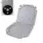 Guansfs Guansfs Hộp lưu trữ băng âm thanh cuộn mở 7 inch Vỏ nhựa chống bụi có giấy nhãn cho tổ chức toàn cầu (Đen)