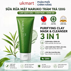 Sữa Rửa Mặt Naruko Trà Tràm Dạng Bùn Naruko Tea Tree Purifying Clay Mask and Cleanser in 1 120 gr