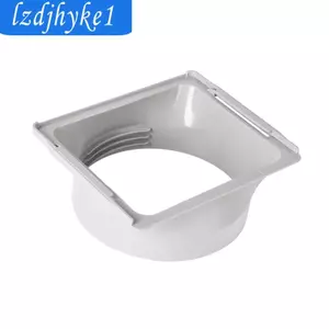 Đầu nối ống xả Bộ chuyển đổi nhựa vuông cho điều hòa không khí di động Hệ thống làm mát lỗ thông hơi cửa sổ
