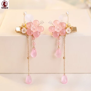 2 Chiếc Mới Phong Cách Trung Hoa Hoa Hồng Tua Rua Kẹp Tóc Với Ngọc Trai Giả Hợp Kim Mùa Xuân Kẹp Tóc Cho Nữ Hanfu Sườn Xám Chụp Ảnh Truyền Thống Phong Cách Cô Dâu Và Mặc Hàng Ngày