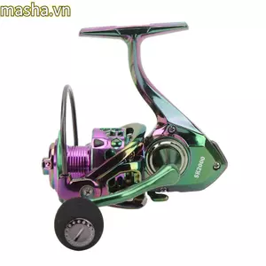 Bánh xe quay, Máy câu quay tỷ lệ bánh răng 5.0: 1 đầy màu sắc, Máy câu xoay 14 + 1BB bền bỉ Câu cá nước mặn